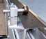 Tête de ventilation avec guidage sur rail aluminium